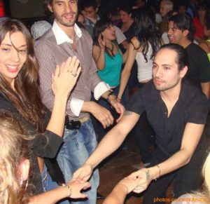 Salsa dancing at Azucar club in Buenos Aires