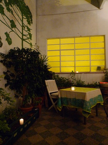 The patio at Casa Felix, a puerta cerrada in Buenos Aires