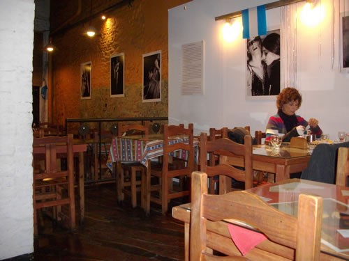 The interior of the San Telmo restaurant, La Carretería, in Buenos Aires, Argentina 