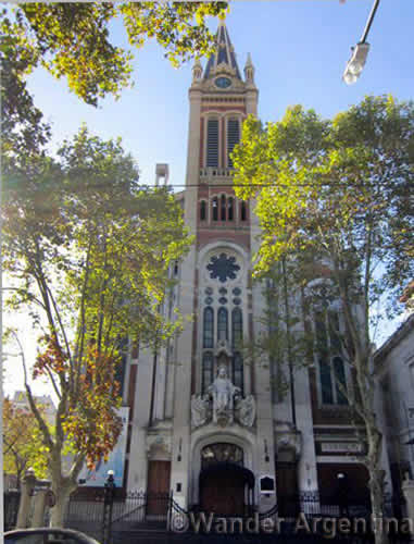 The Basilica and Cathedral in the Almagro neighborhood.