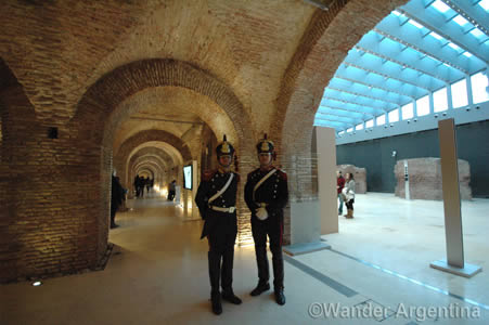 Guards in the Museo de Bicentenario in Buenos Aires