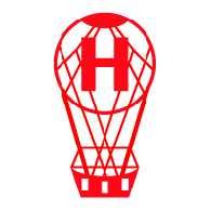 The logo for Huracán soccer club