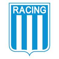 The blue and white logo of Argentina's Racing Football (soccer) club.