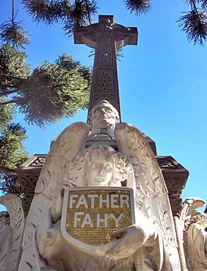 The tomb of Father Anthony Dominic Fahy in Recoleta cemeteryy