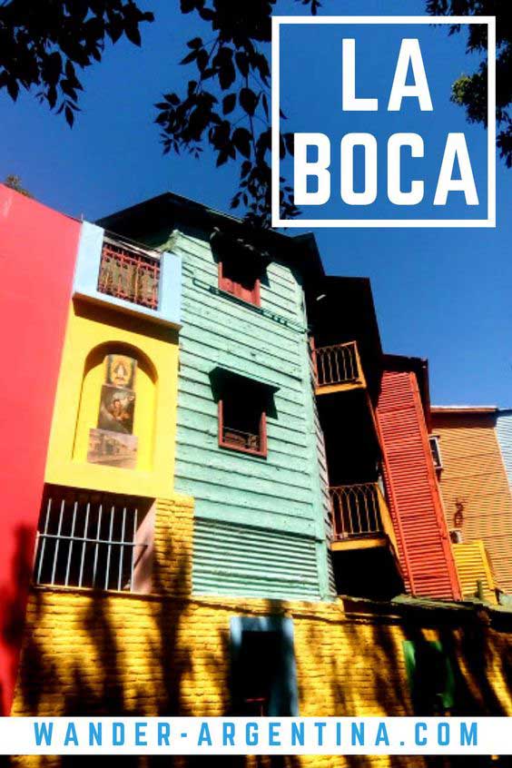 Colorful houses in La Boca, Buenos Aires most famous immigrant neighborhood
