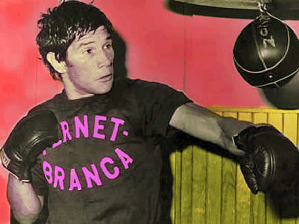 Carlos Monzon training with a punching bag. In Argentina Carlos Monzón is revered as one of the greatest sportsmen the country has ever produced, alongside names like footballers Diego Maradona, Lionel Messi and Formula 1 legend Juan Manuel Fangio.