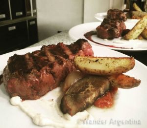 An Argentine steak: bife de chorizo 