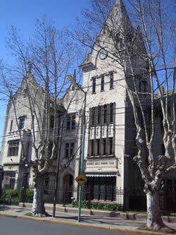 The Buenos Aires Rowing club building in the town of Tigre