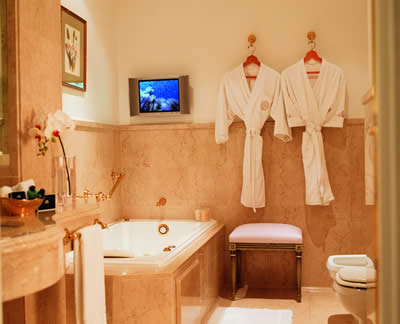 bathroom at the Alvear Palace Hotel