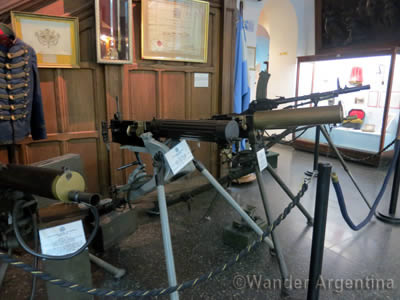 Canons on display at the National Arms Museum 