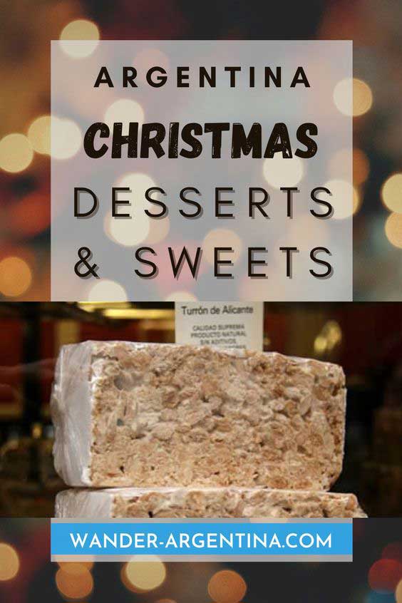 Argentina's Chistmas Sweets and desserts