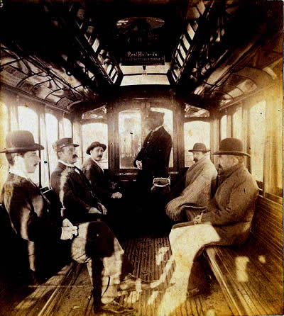 Workers on Line A of the Buenos Aires subte circa 1913