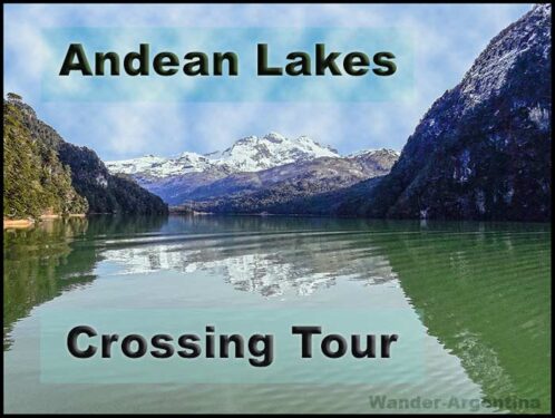 Andean Lakes Crossing Tour. A picture of Lake Frias with Mount Tronador in the background