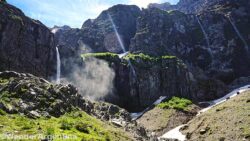 The Garganta del Diablo, or 'Devil's Throat' waterfall on Mount Tronador in Nahuel Huapi National Park in Argentina's section ofPatagonia