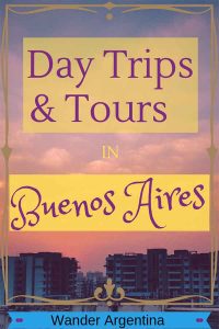 A sunset sky over the city | Day Trips and Tours in Buenos Aires 