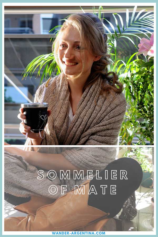 Sommelier of mate pin 