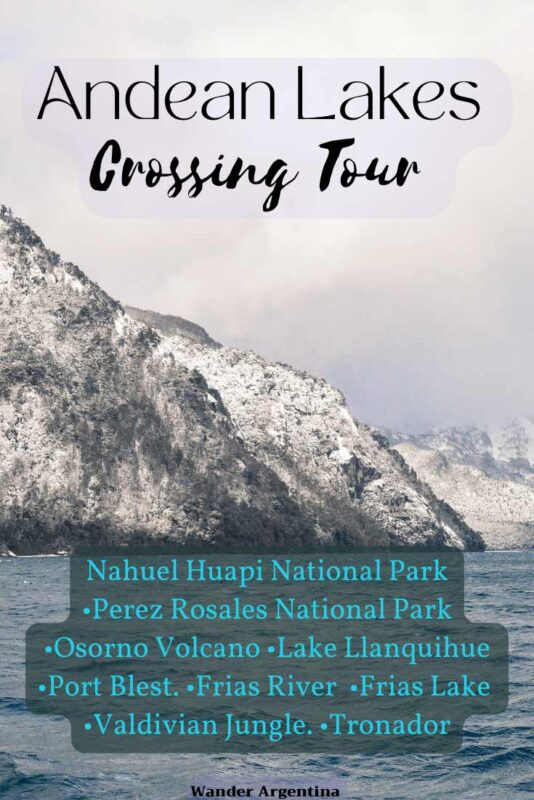 Nahuel Huapi Lake and mountains -Andean Lakes Crossing Tour