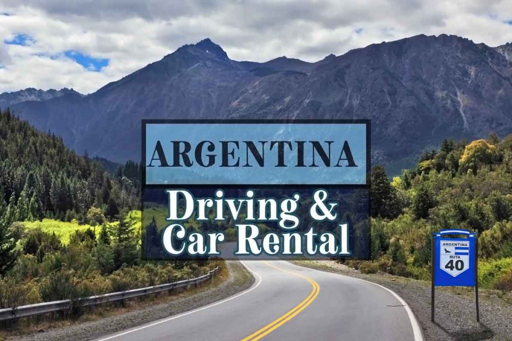 Argentina: Driving and car rental information. Picture of National Route 40
