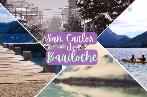 San carlos de Bariloche, collage featuring mountains, lakes and snow