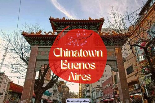 The archway to enter Chinatown in Buenos Aires