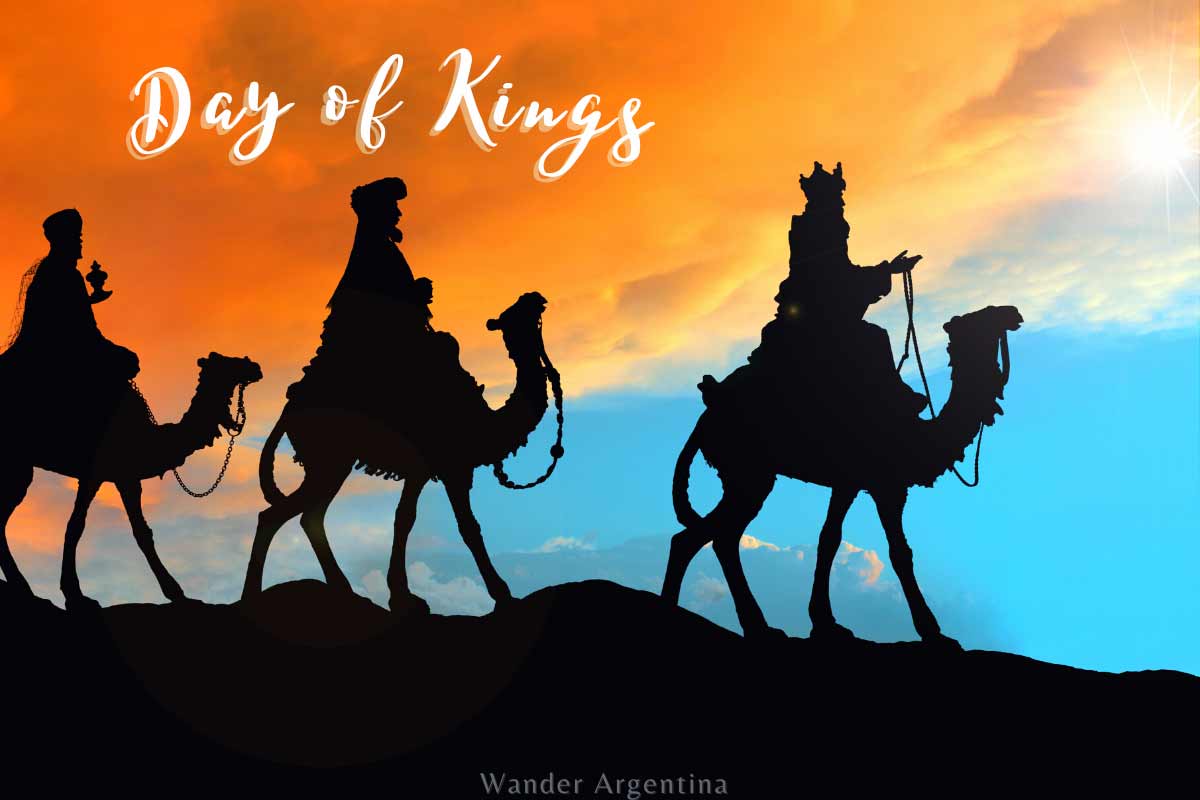 Day of Kings, Argentina. Depiction of three wise men