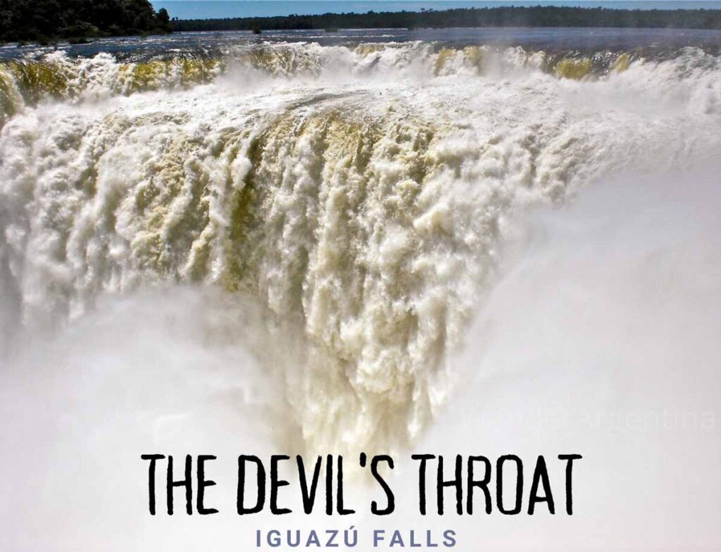 The Devil's Throat (La Garganta del Diablo) waterfall at Iguazu Falls