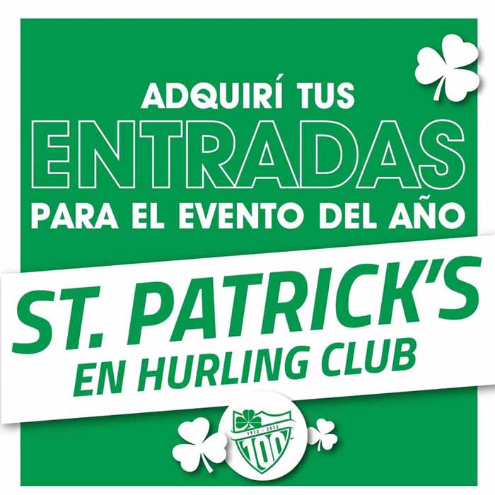 St. Patrick's Day Hurling Club flyer