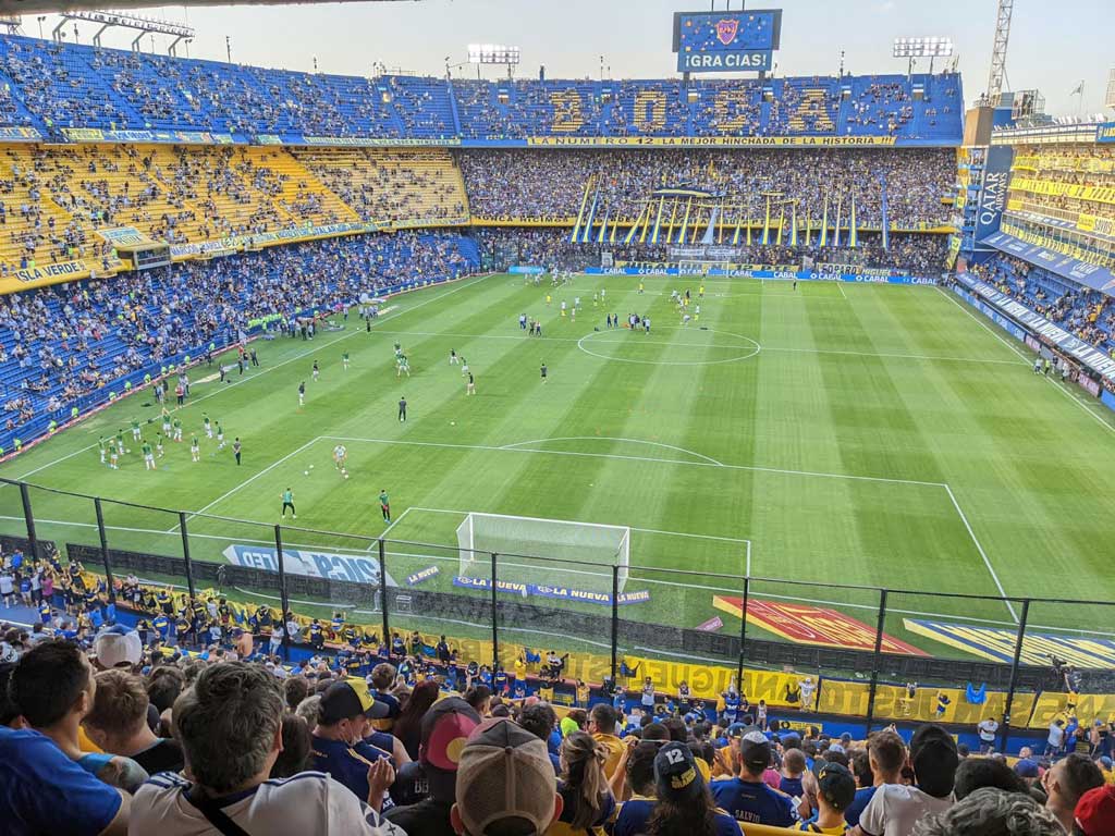 Boca Juniors field 
