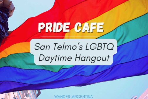 Pride Cafe, gay flag