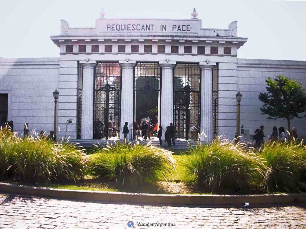 Recoleta Cemetery Portico 