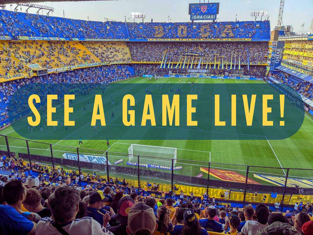 Boca juniors stadium: see a game live
