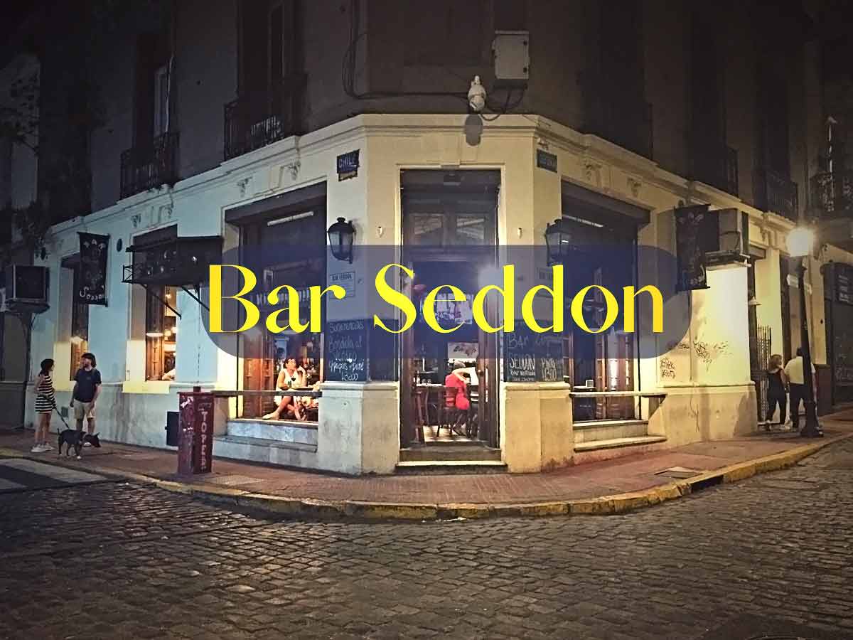 Bar Seddon as see from Defensa street