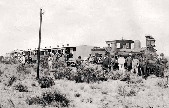 Chubut railway (archival photo) 