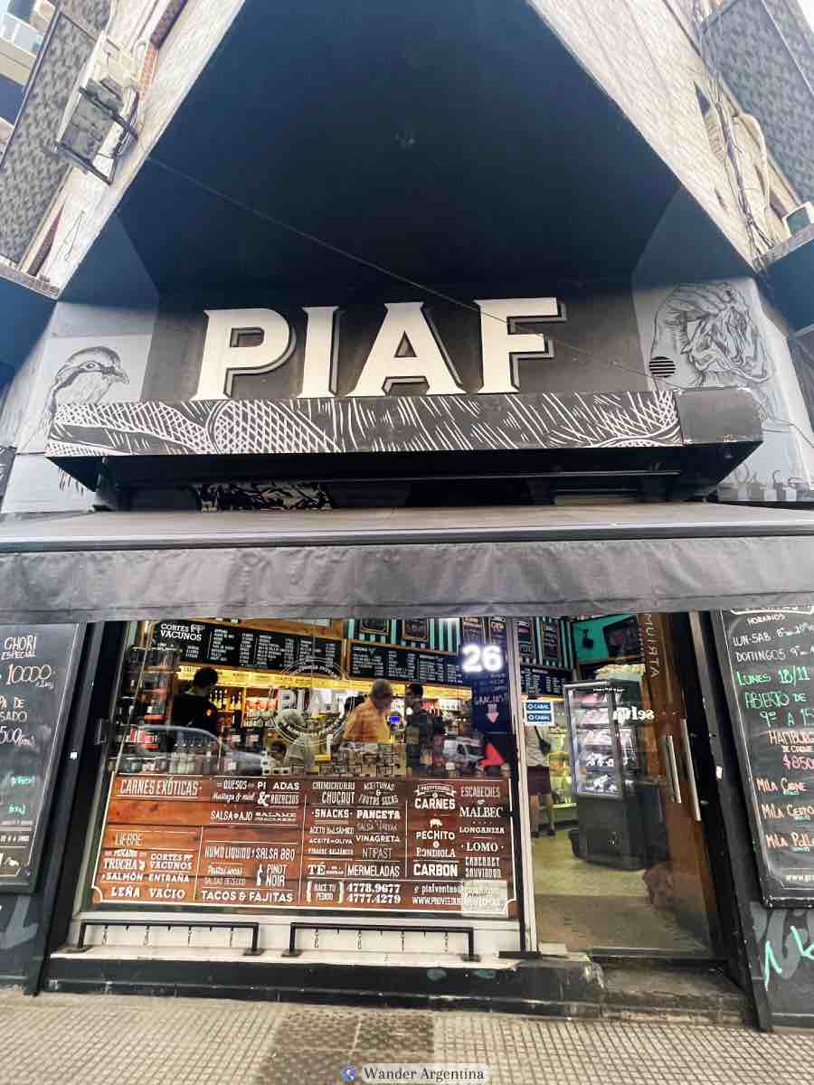 Piaf butcher shop