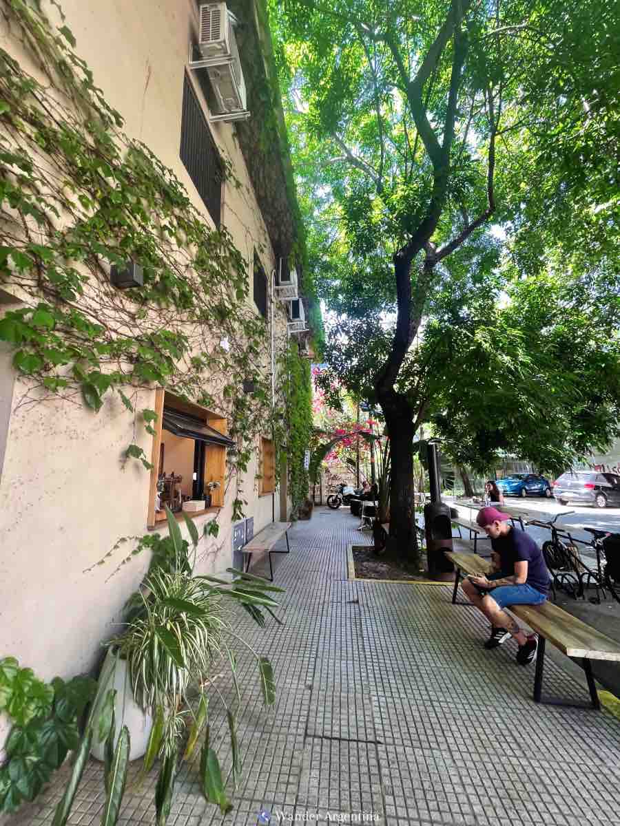 Sidewalk in Colegiales 