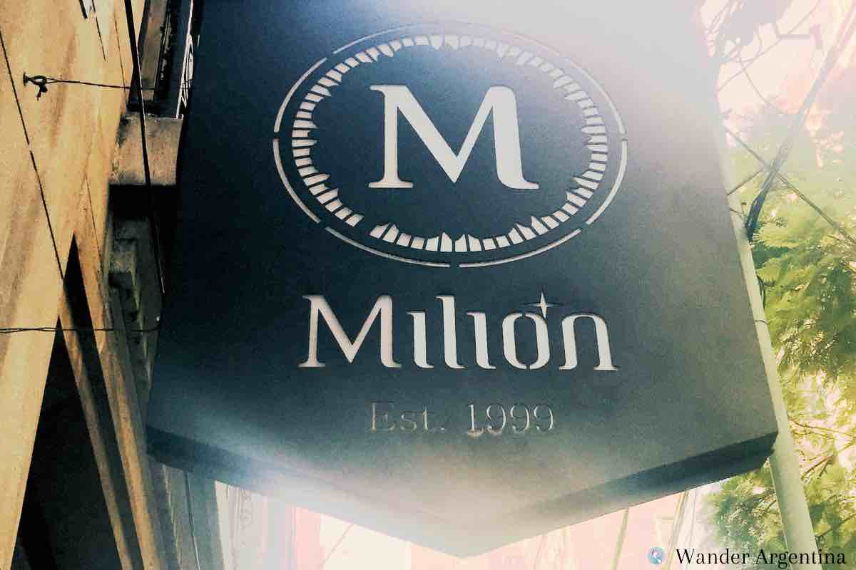 Milion restaurant sign